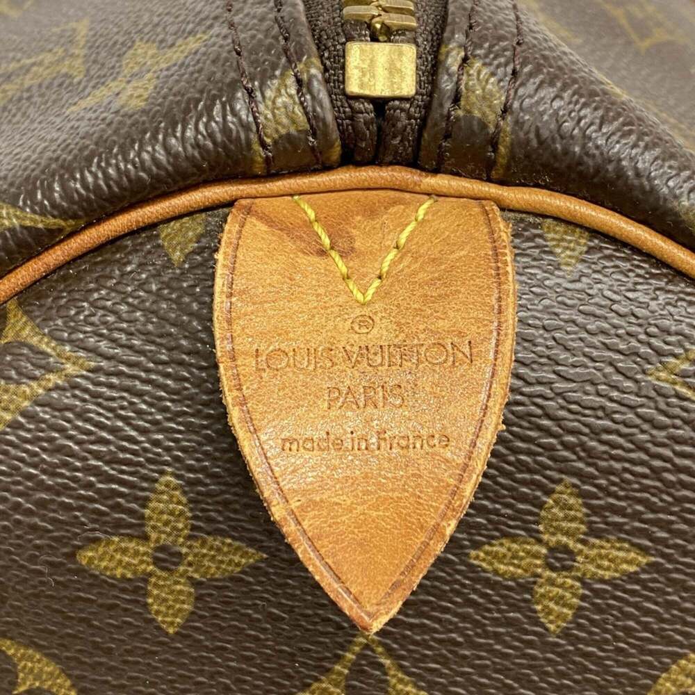 LOUIS VUITTON Brown Monogram Keepall 55 Boston Bag - Picture 5 of 11